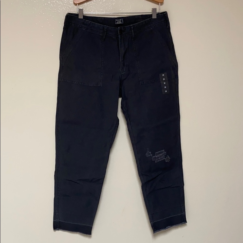 NWT abercrombie & fitch 30R slim boyfriend pant